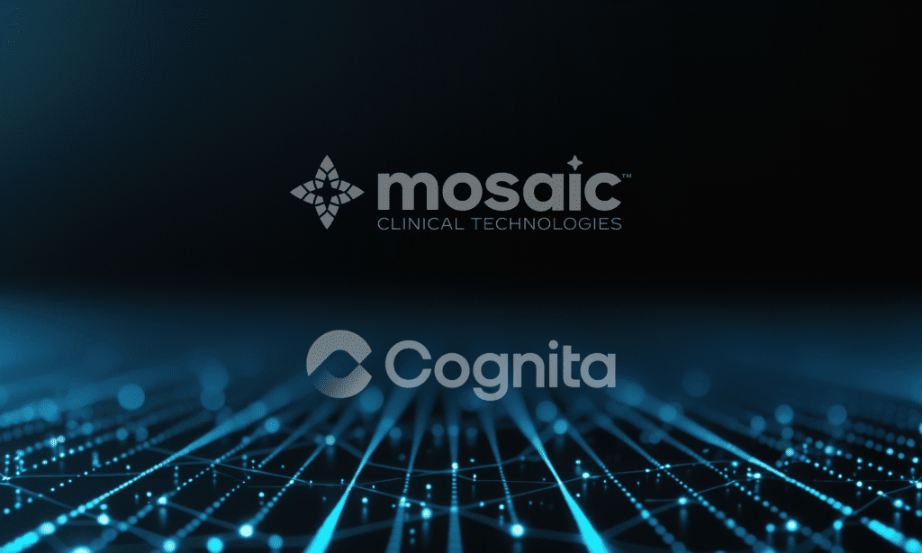 Mosaic clinical technologies logo and Cognita logo