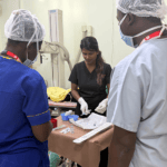 doctors demonstrating a procedure